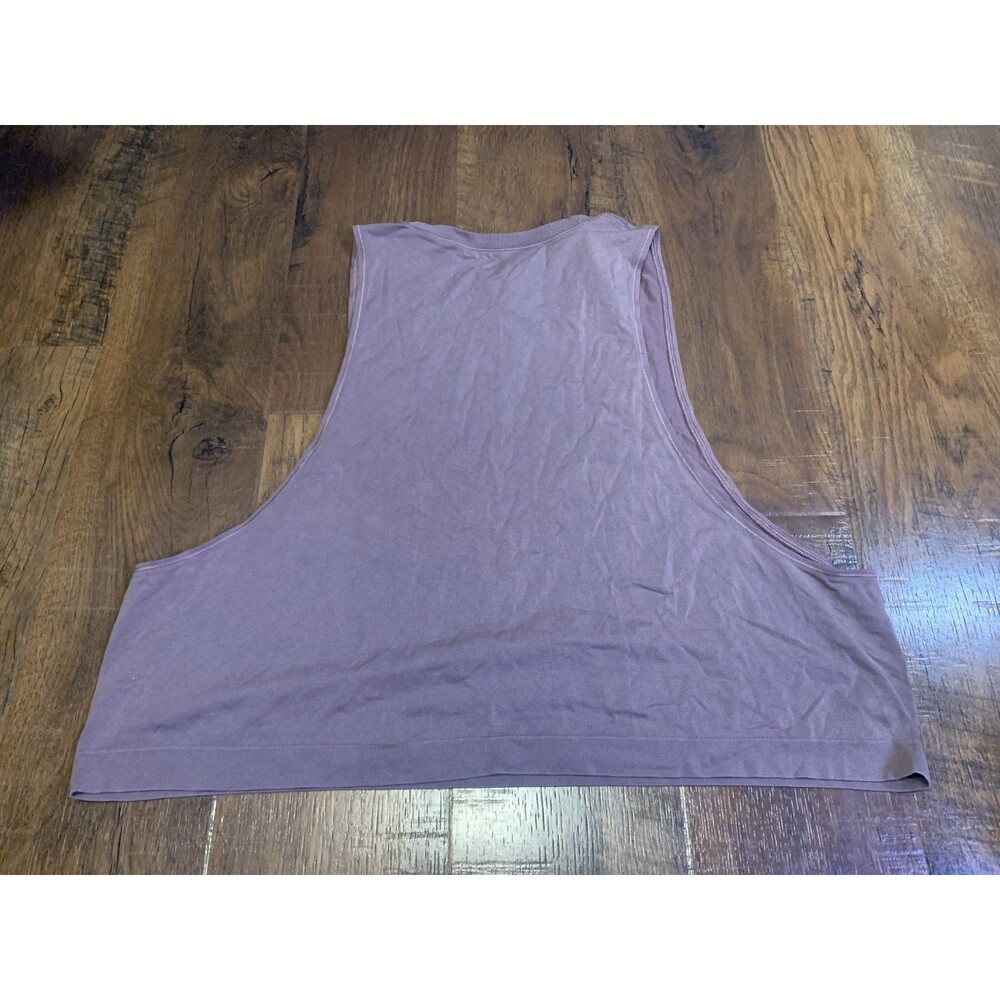 Athleta Essential Athletic Cropped Tank Top In Mauve Purple Women’s Size Large - Picture 5 of 5